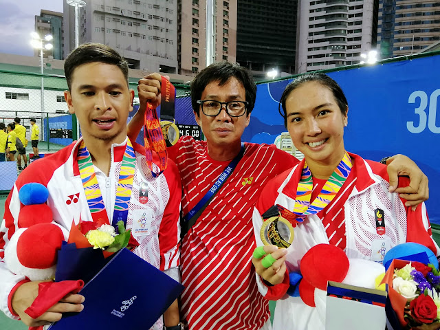 Menangi Laga Sengit Rubber Set, Aldila Sutjiadi/Christopher Rungkat Persembahkan Medali Emas Bagi Indonesia 