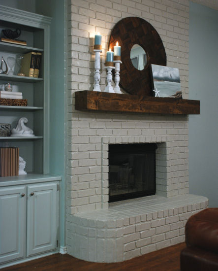 Painted Fireplaces--Inspirations | Days of Chalk and Chocolate