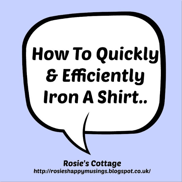 How to quickly & efficiently iron a shirt 