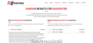 All Hashtag Instagram Generator