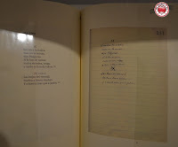Versos originales de Machado en el Casino Círculo Amistad Numancia, Soria