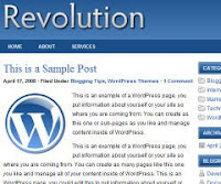 Wordpress Revolution Blog Split Teması Türkçe