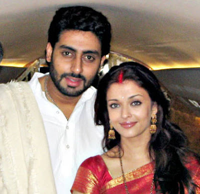 Aishwarya Rai and Abhishek Bachan