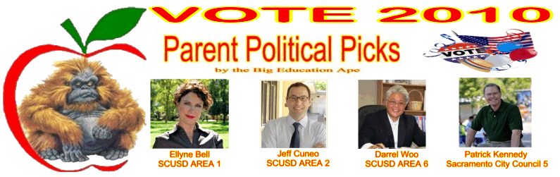 Big Education Ape Parent Political Picks