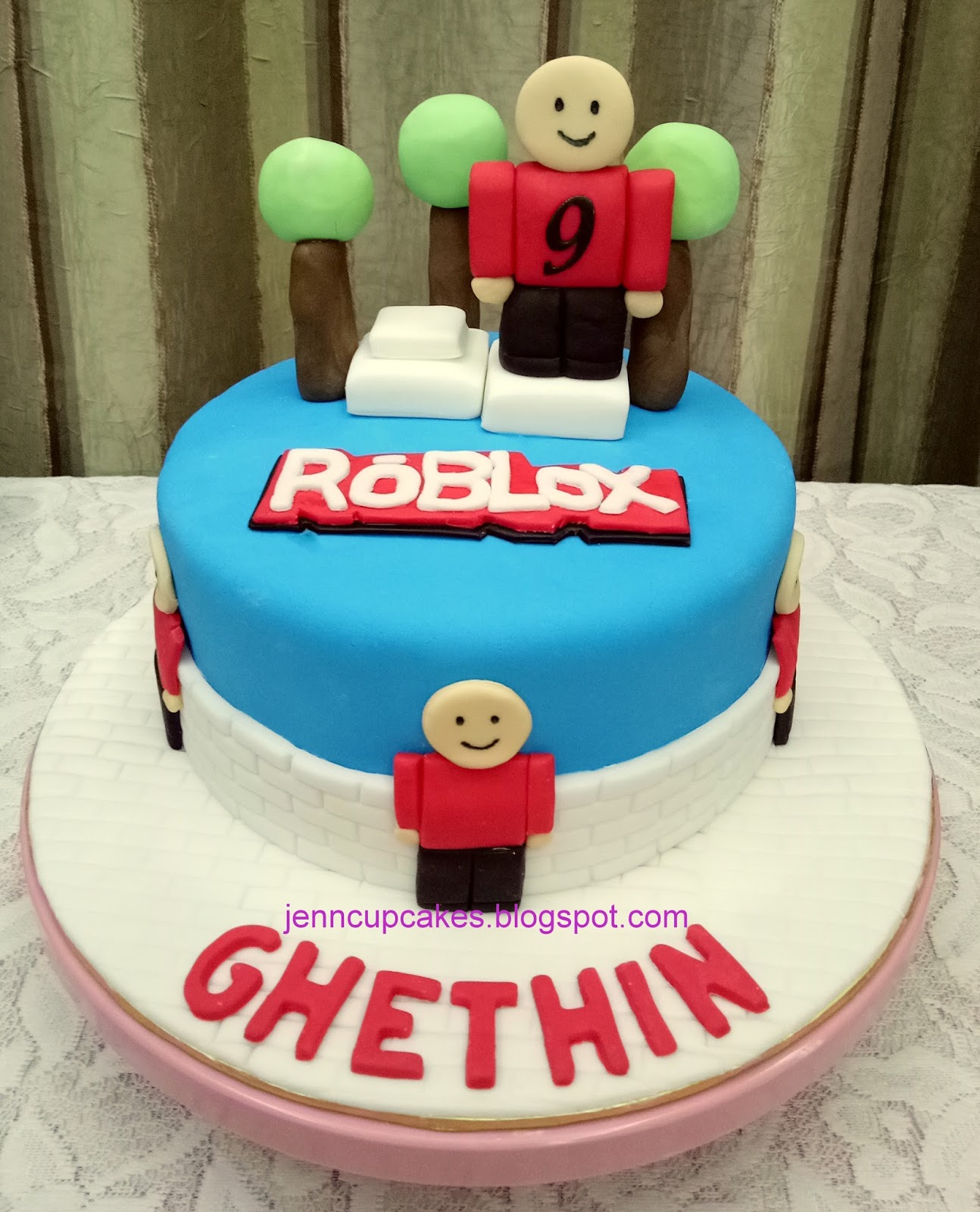 Jenn Cupcakes Muffins Roblox Cake - birthday cake roblox jailbreak cake