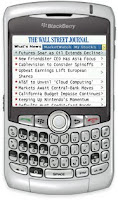 BlackBerry Wall Street Journals Mobile Reader