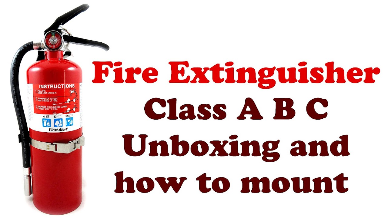 Fire Extinguisher Classes