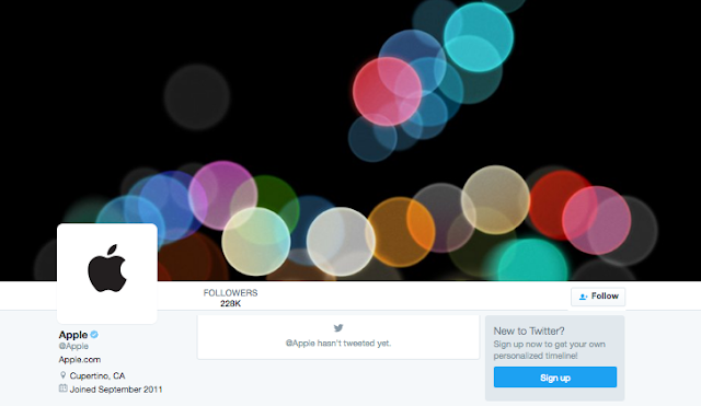 Apple Activates Their 5 Year Old Twitter Account