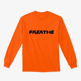 Breathe Classic Long Sleeve Tee Shirt Orange