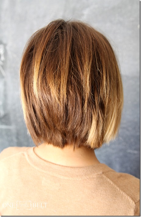 long bob, ombre