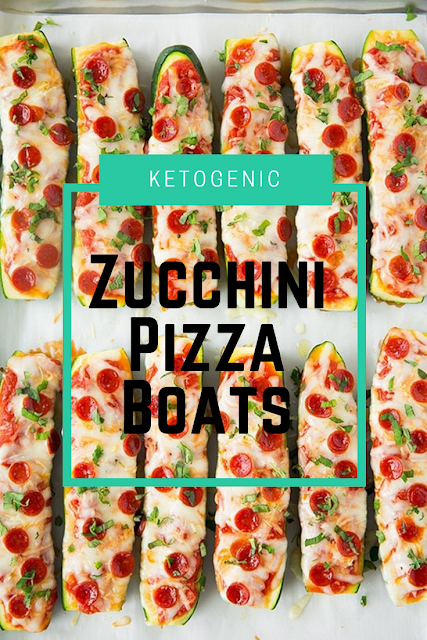 Zucchini Pizza Boats Ketogenic Recipes