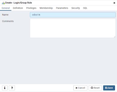 Creating PostgreSQL Database Login User Group Role