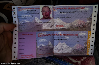 Annapurna special access permit, mountains Upper Marsyangdi river whitewater, kayak WhereIsBaer.com Chris Baer