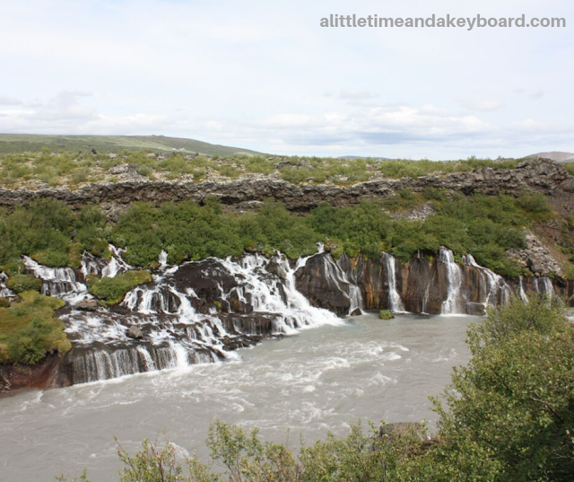 Captivating panoramas unfold from a variety of vantage points at Hraunfossar in West Iceland.