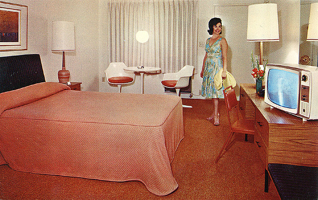 Motel Room Postcards - is