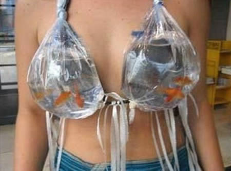 goldfish tattoo. Bras: The Goldfish Bra