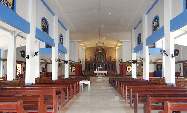 inside of Our Lady of the Immaculate Conception Parish Church, Burauen