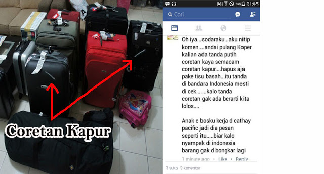 Jika Koper Anda Ada Coretan Kapur, Hapus Saja !! Itu Tandanya Akan Diperiksa Petugas Bandara