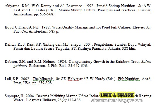 Cara Membuat Daftar Pustaka Laporan PKL