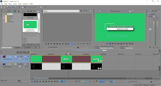 Cara Menghilangkan Background Video dengan Sony Vegas