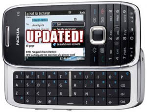 Firmware Update OS v201.12.01 for Nokia E75