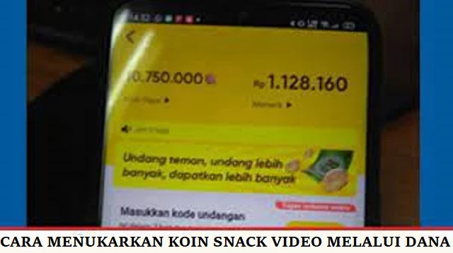 Cara Menukarkan Koin Snack Video