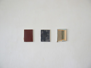 Three, oil and cut-out on canvas