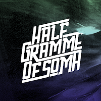 HALF Gramme of SOMA, gloomy eggplant, groove is black