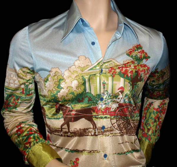 Styles Of The 70's - Polyester Nik Nik Disco Shirts [ Being Ron ]