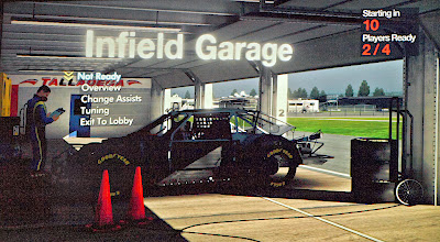 NASCAR the Game - Multiplayer rollcage no body invisible car body
