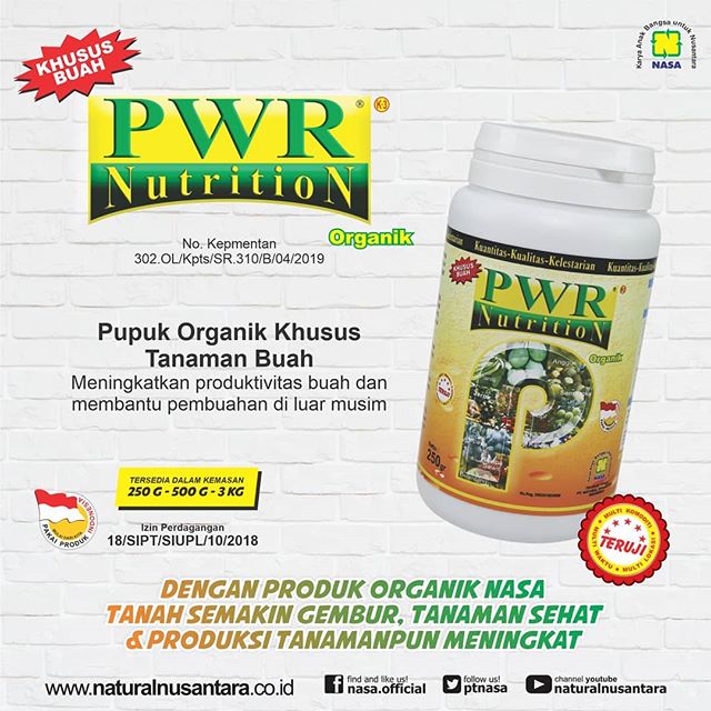 Pupuk Organik PWR Nutrition - Pupuk Organik Khusus Kelapa Sawit