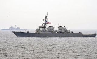 US Destroyer Fitzgerald badly damaged