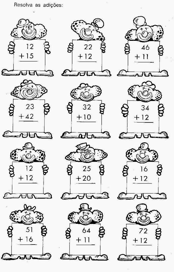 Atividades de Matemática de Adição