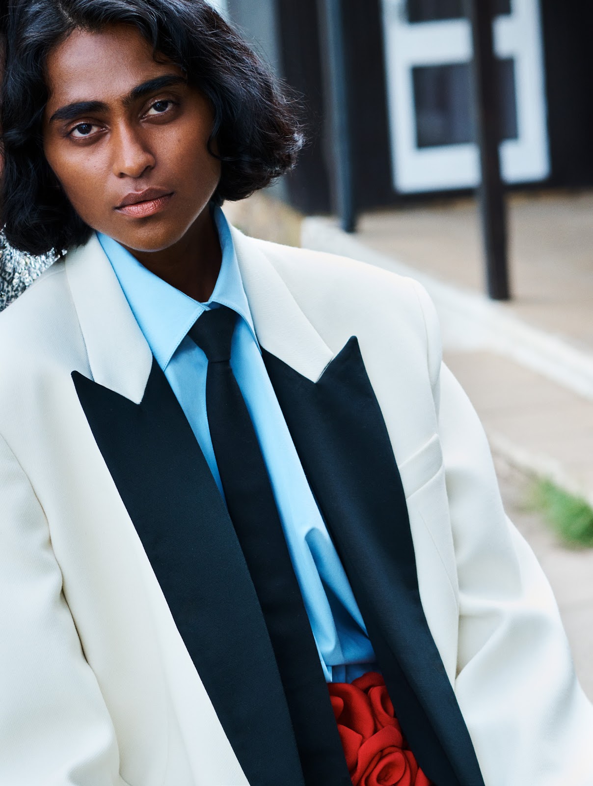 Barathy Akkan in Elle UK October 2023 by Liz Collins