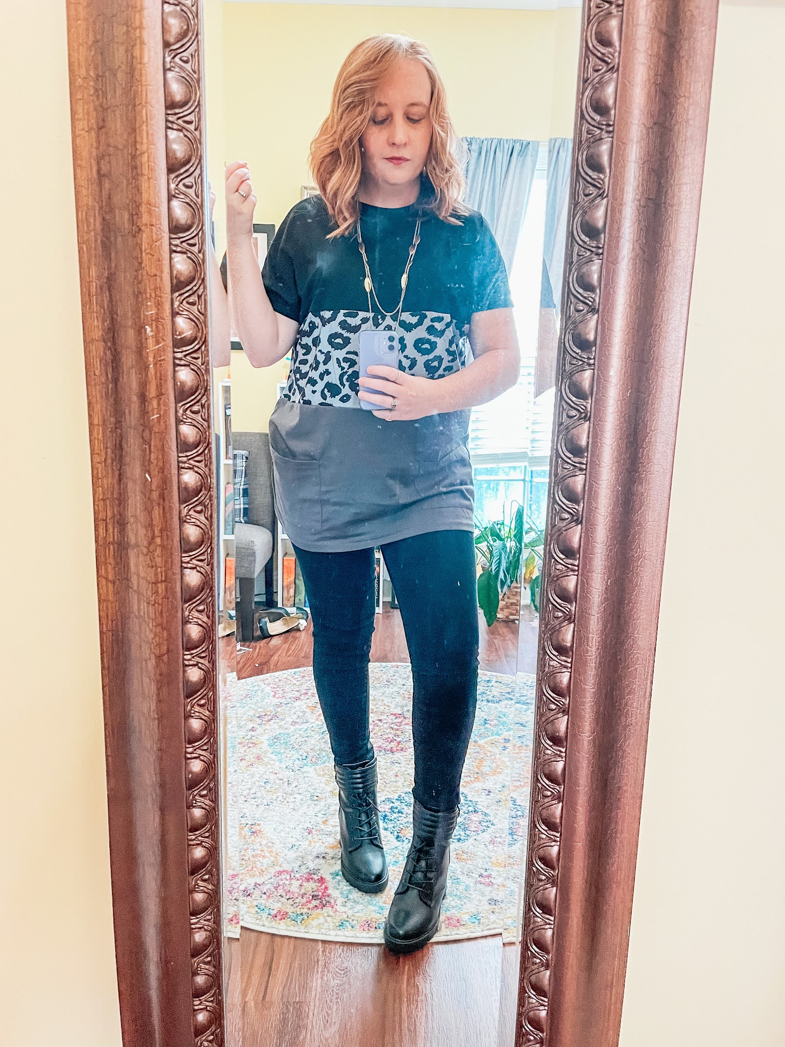 leopard-print-tunic-black-jeans-combat-boots