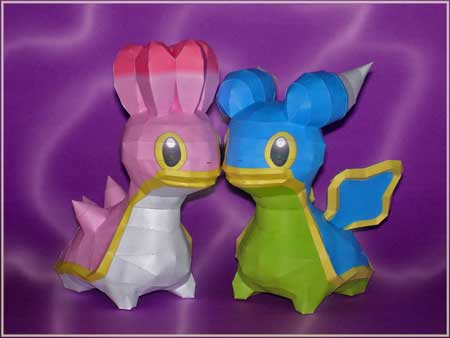 Pokemon Shellos Papercraft