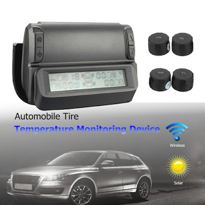 Wireless Solar Automobile Vehicle Tire Temperature Monitoring Pressure Devices 