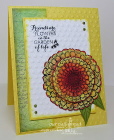 ODBD Zinnia, ODBD Custom Zinnia and Leaves Die Set, Blooming Garden Designer Paper Collection, Card Designer Angie Crockett