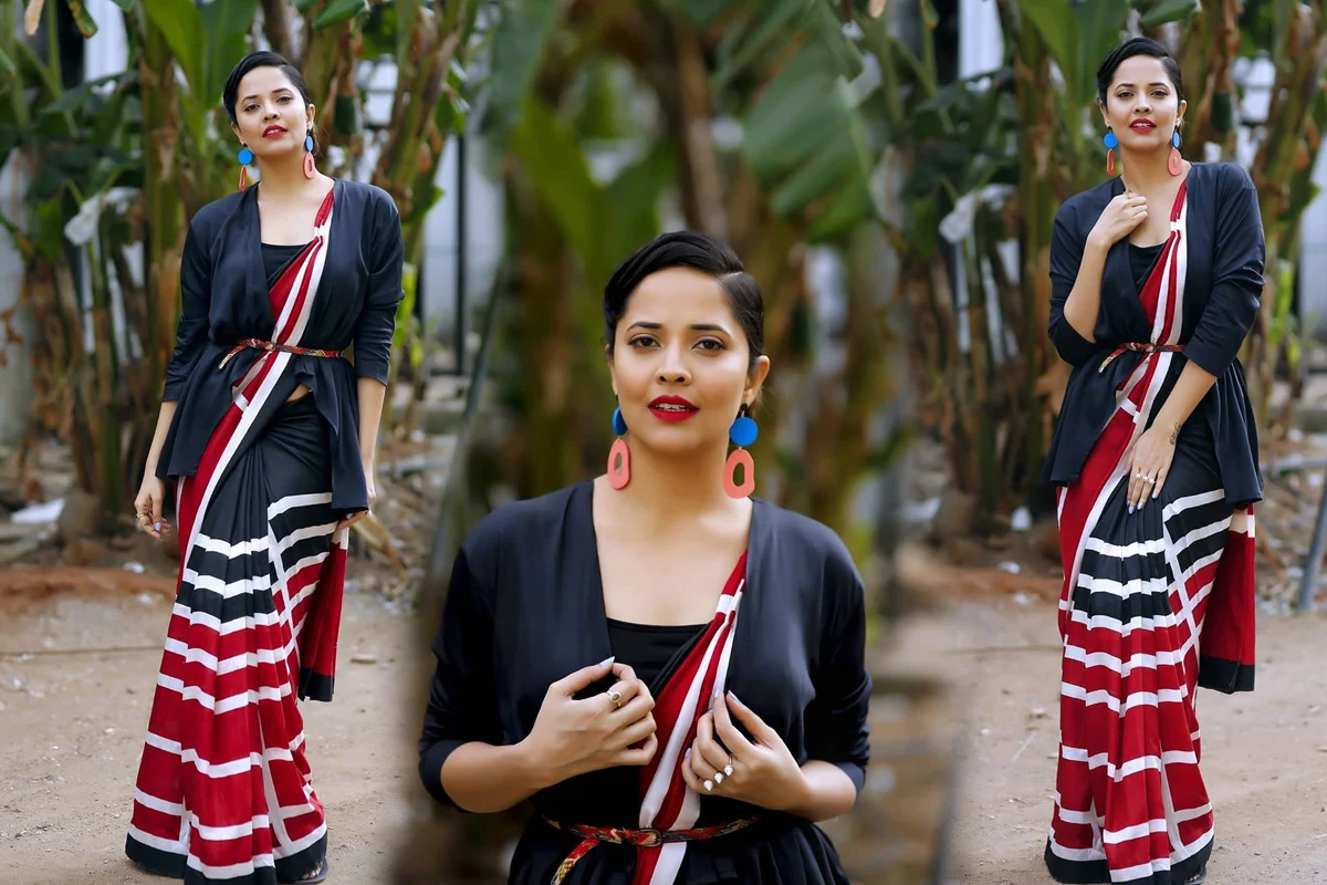 Anchor Anasuya Bharadwaj New Saree Photoshoot