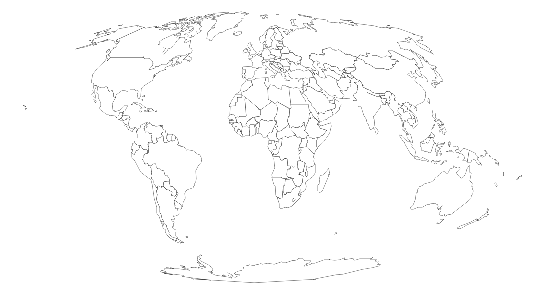 Map Of The World You Can Draw On The World shown in the Mollweide projection.