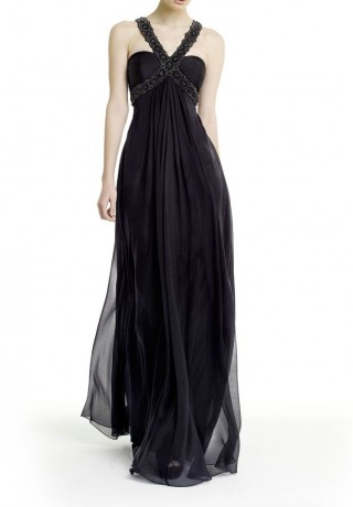 Evening Dresses Characterized by Halter Neck