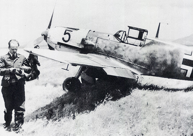 8 April 1941 worldwartwo.filminspector.com Bf 109E Max Dobislav