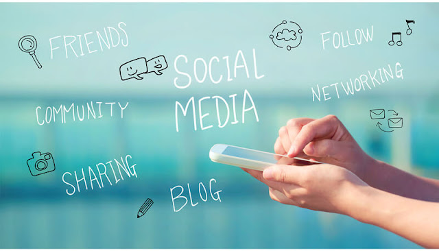 medsos media sosial social media community sharing friends follow comment networking blog note