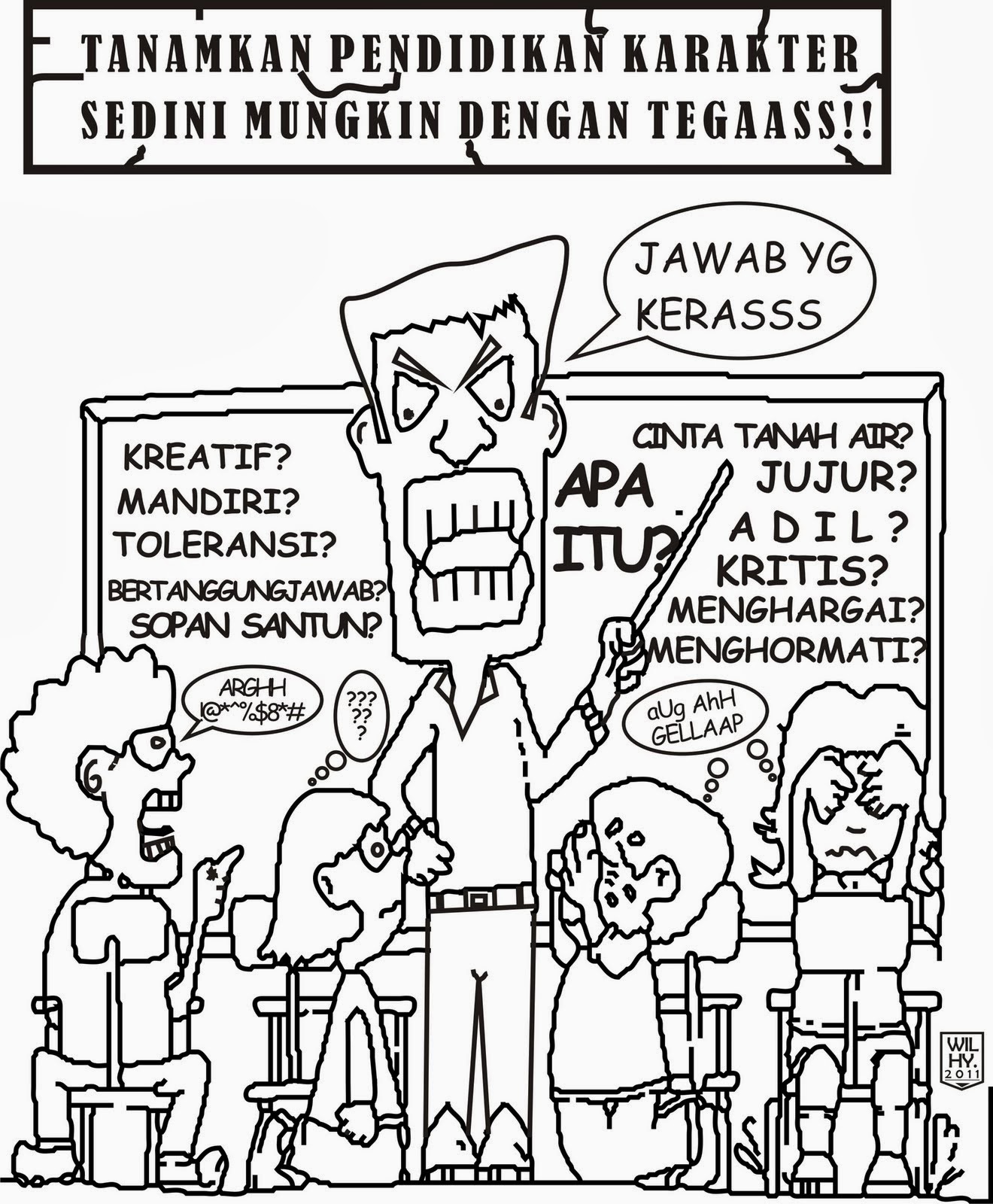 Karikatur Dunia Pendidikan Indofuny