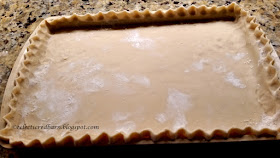 Eclectic Red Barn: Pie dough on cookie sheet