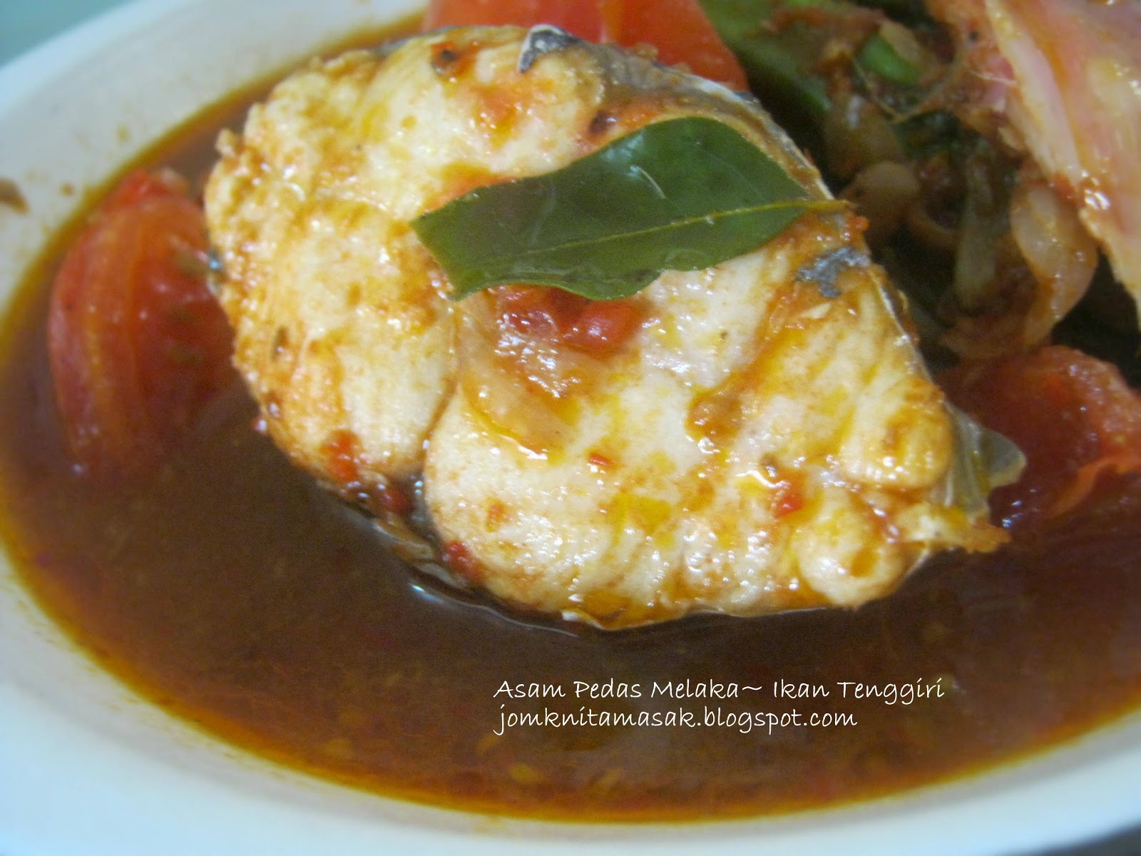 Jom Kak Nita Masak: Asam Pedas Melaka ~ Ikan Tenggiri