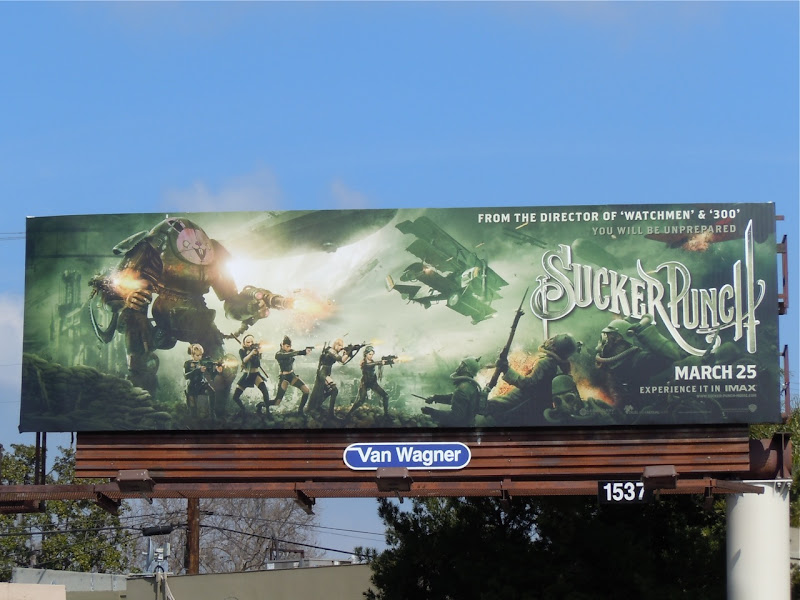 Sucker Punch film billboard