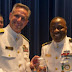 Nigerian Officer garlanded by US Navy