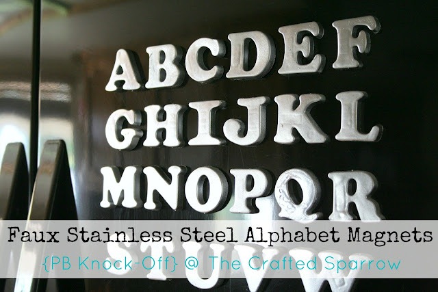 stainless steel magnets pottery barn knockoff