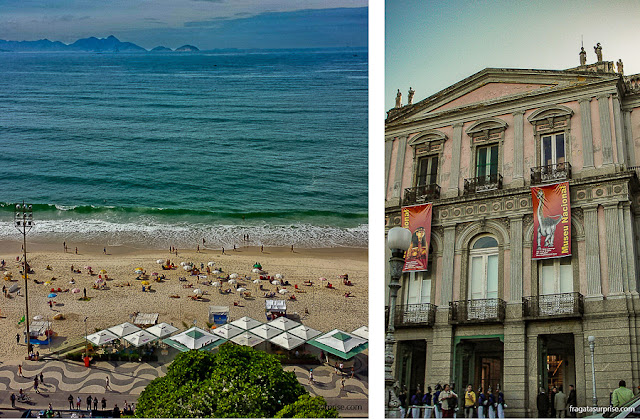 Rio de Janeiro - Praia de Copacabana e Museu Nacional